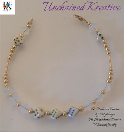 Gold Filled Dice Bracelets