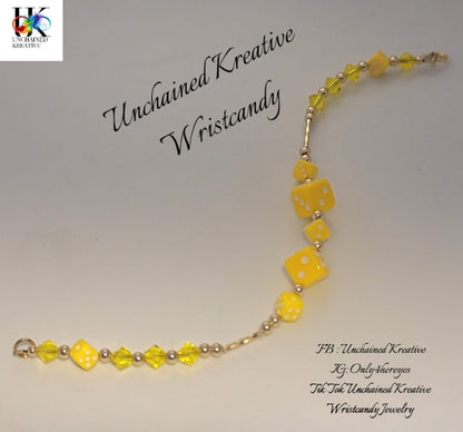 Gold Filled Dice Bracelets